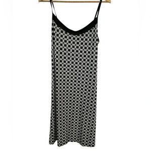 Black and White patterned Slip Dress size XL